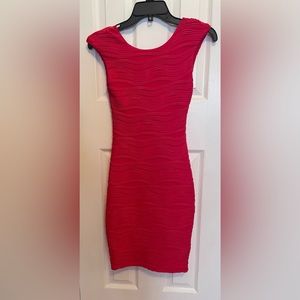 Hot pink guess dress
